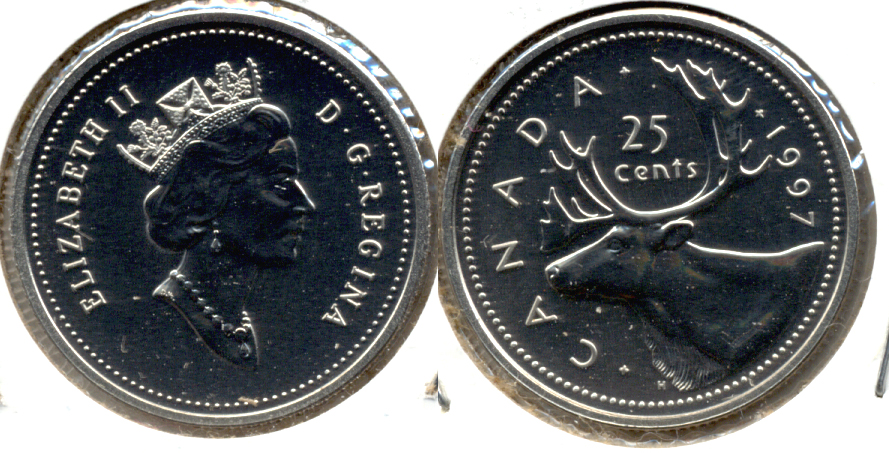 1997 Canada Quarter Specimen