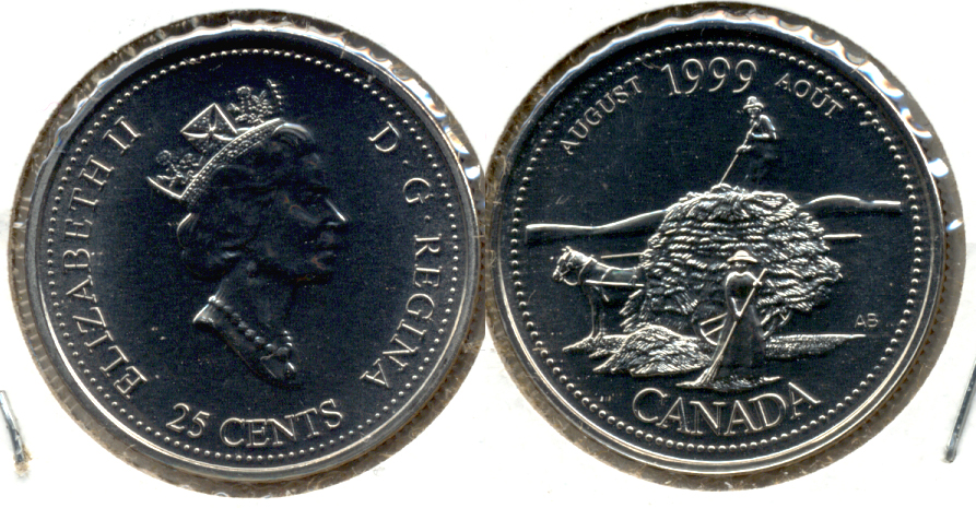1999 August Canada Quarter Prooflike