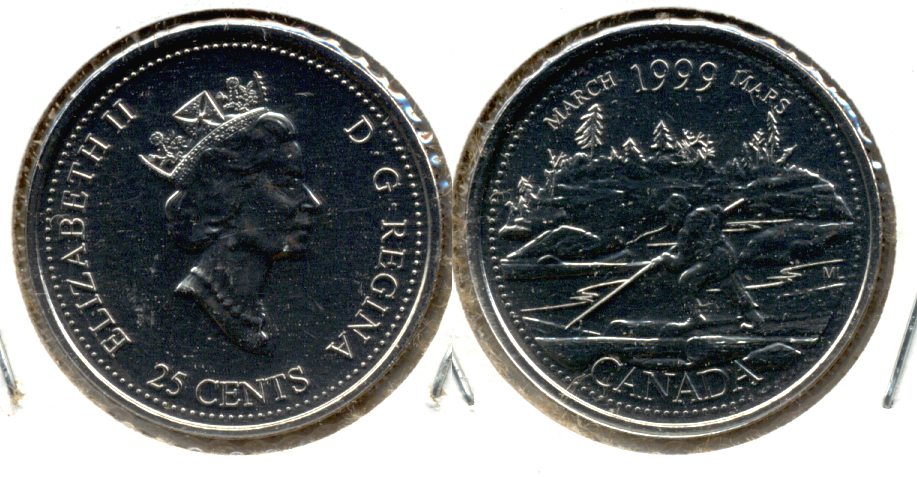 1999 March Canada Quarter Prooflike