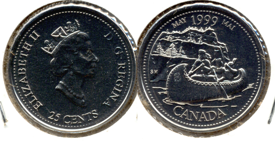1999 May Canada Quarter Prooflike
