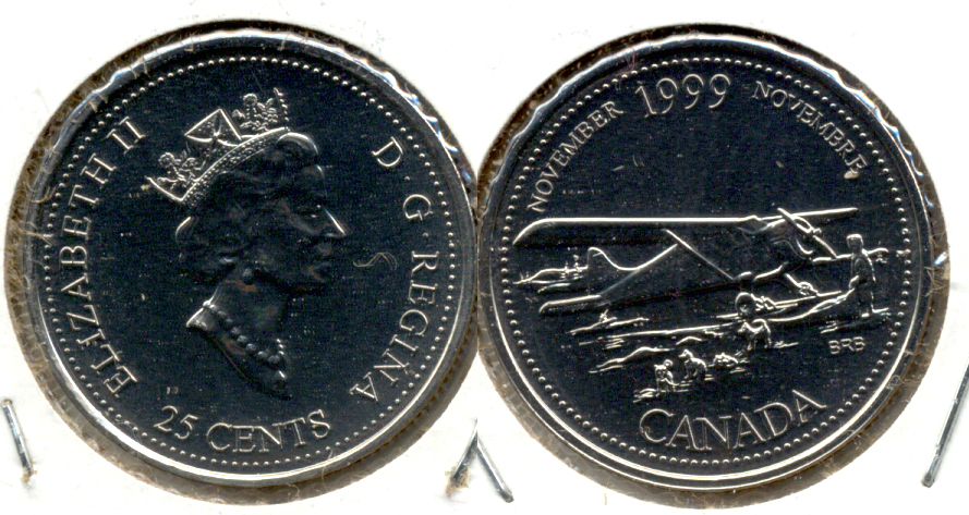1999 November Canada Quarter Prooflike