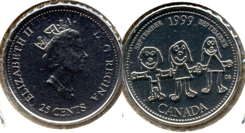 1999 September Canada Quarter Prooflike