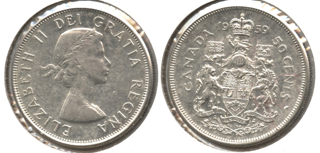 1959 Canada 50 Cents EF-40