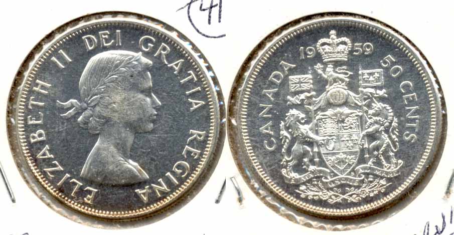 1959 Canada 50 Cents MS-63