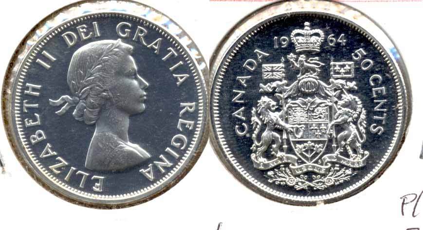 Canada 50 Cents 1964 Prooflike