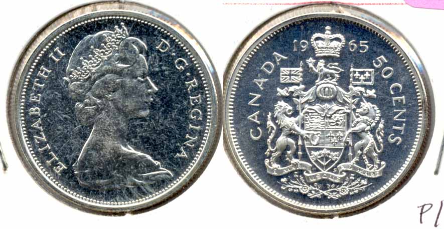 Canada 50 Cents 1965 Prooflike