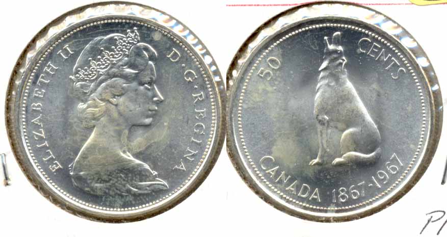 1967 Canada 50 Cents Prooflike