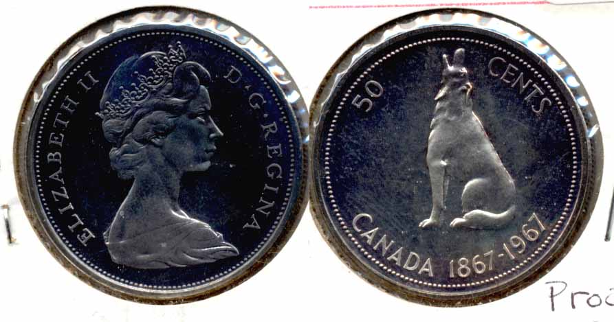 1967 Canada 50 Cents Proof