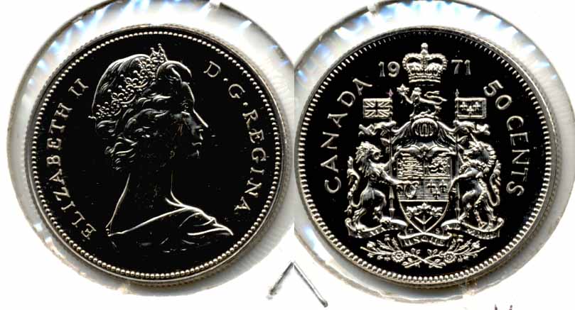 1971 Canada 50 Cents Prooflike
