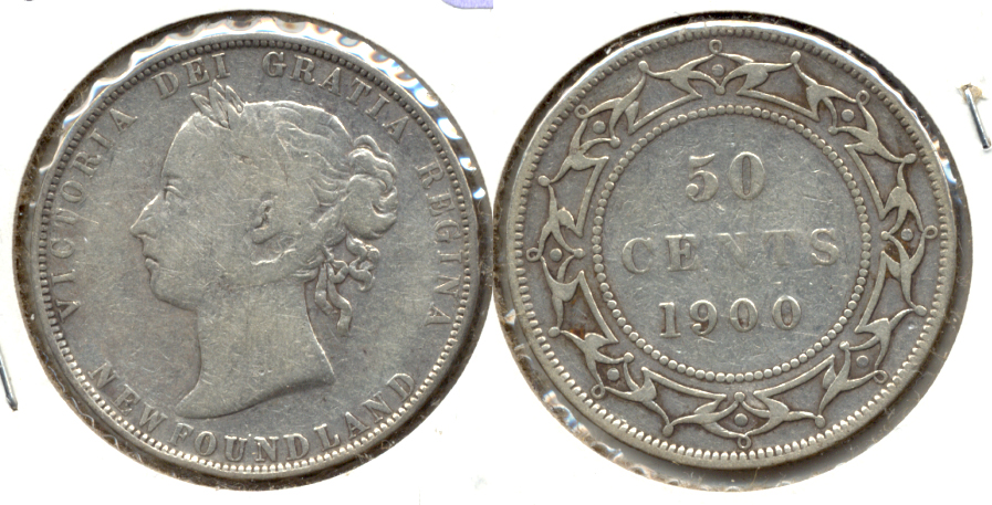 1900 Newfoundland Canada 50 Cents VG-10