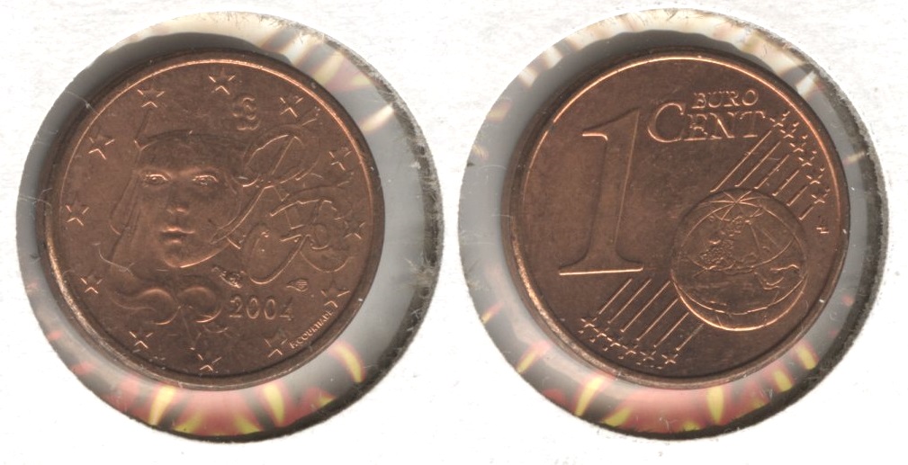 2004 France 1 Euro Cent Mint State