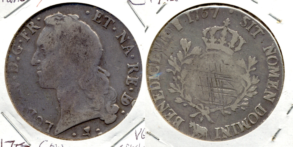 1757 France 1 Ecu VG-8