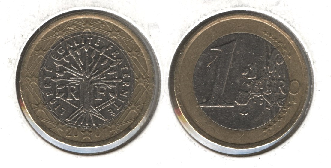 2001 France 1 Euro VF-20