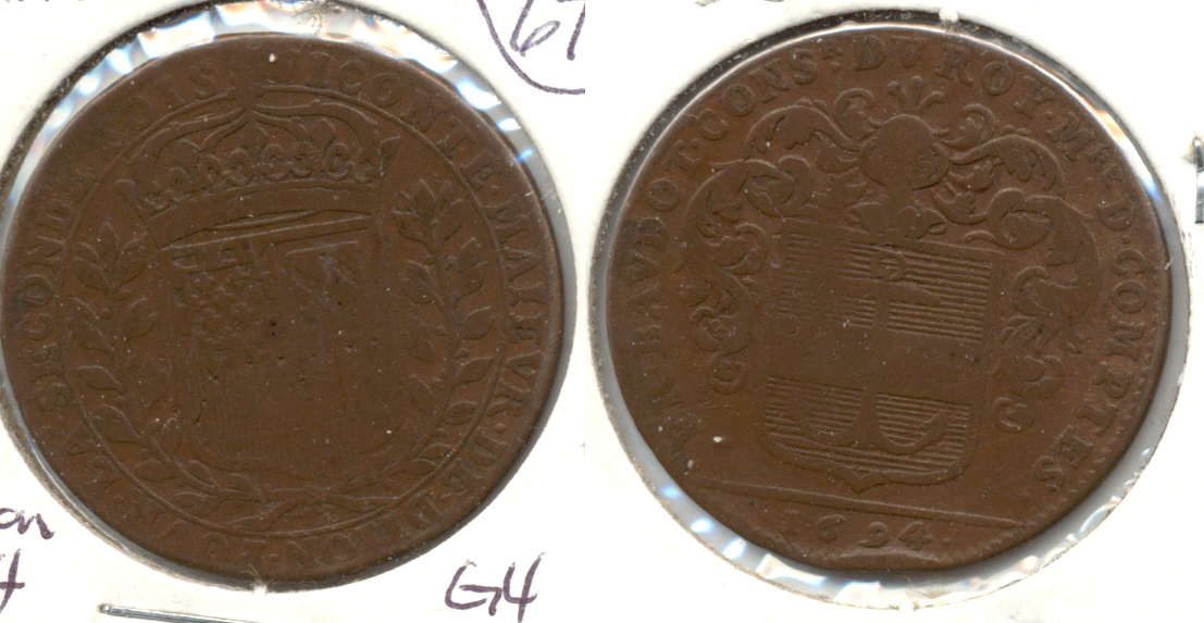 1694 France Jeton Good-4