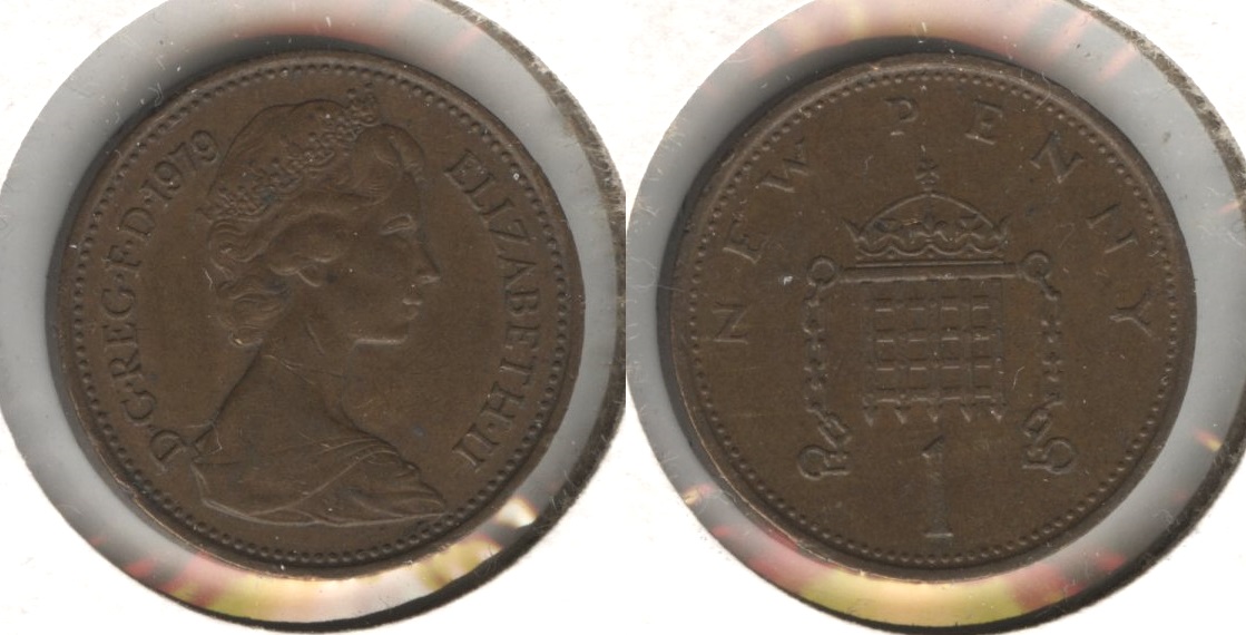 1979 Great Britain 1 New Penny EF-40 #a
