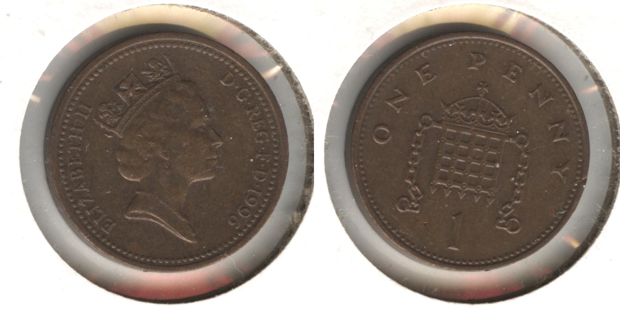 1996 Great Britain 1 Penny EF-40