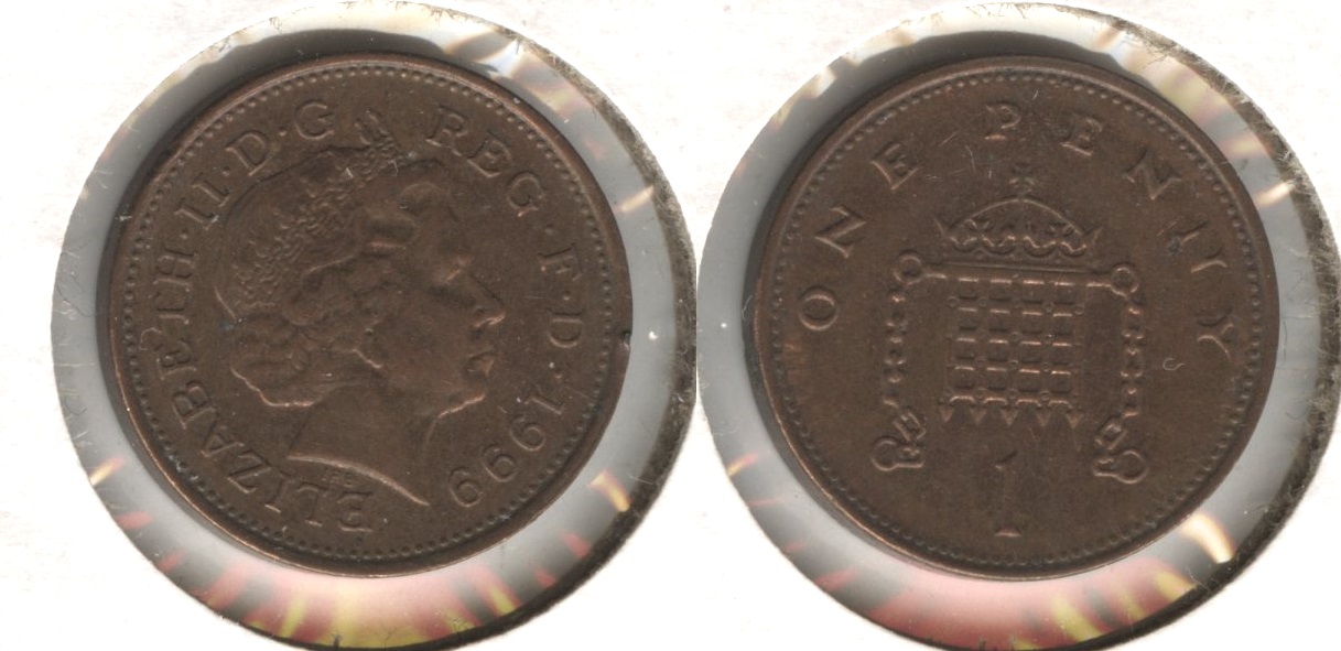 1990 Great Britain 1 Penny EF-40 #a