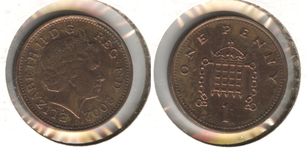 2002 Great Britain 1 Penny EF-40
