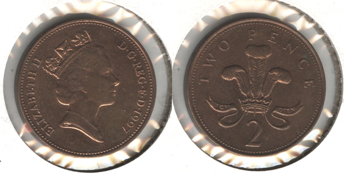 1997 Great Britain 2 Pence EF-40