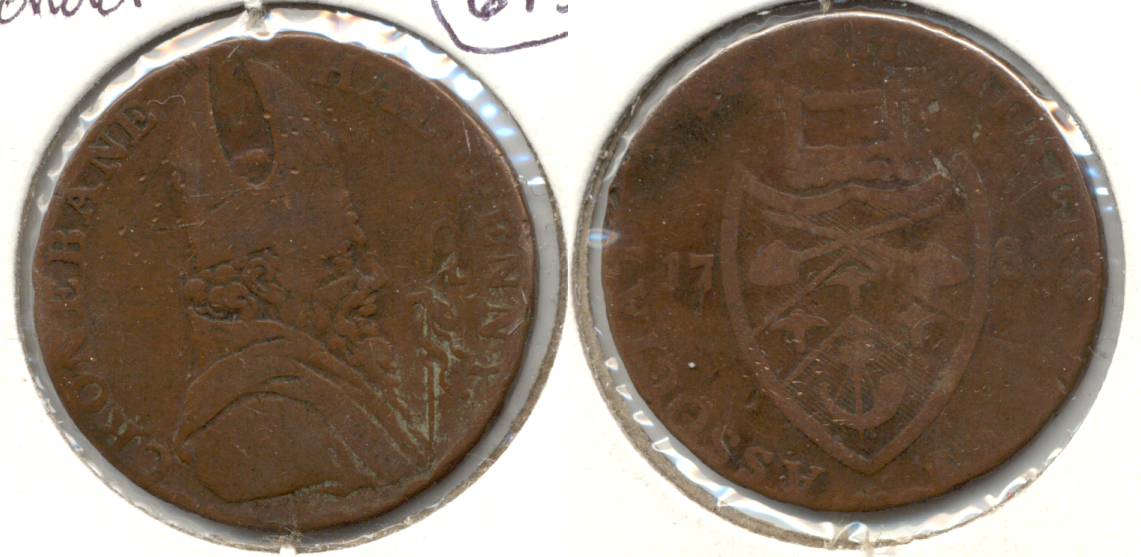 1789 Great Britain Conder Token VG-8