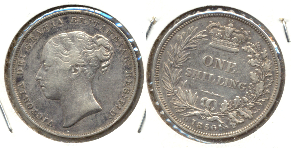 1856 Great Britain Shilling VF-20