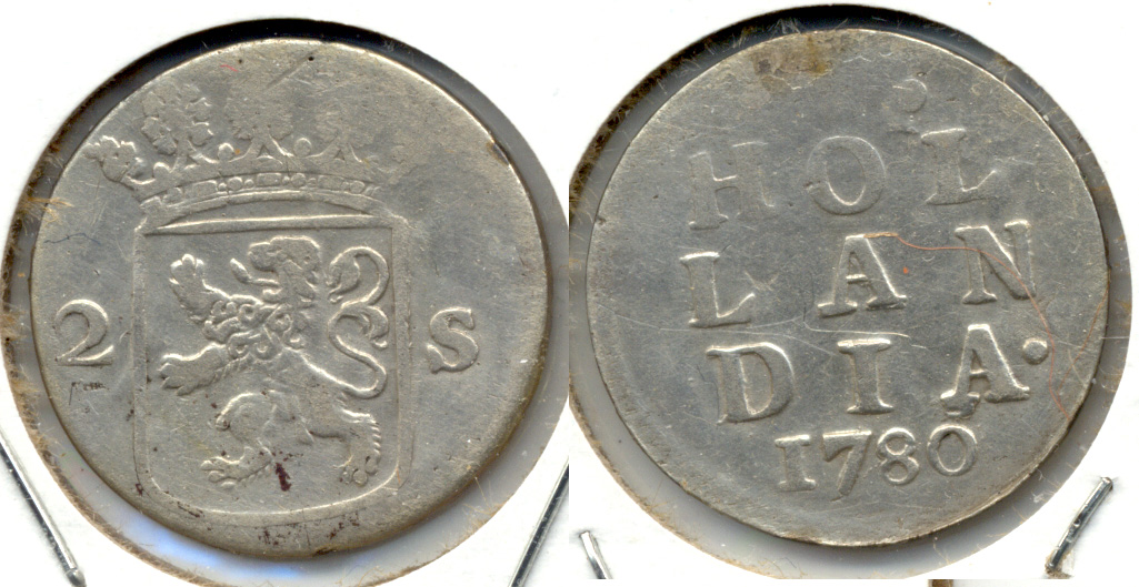 1780 Holland 2 Stuiver VG-10