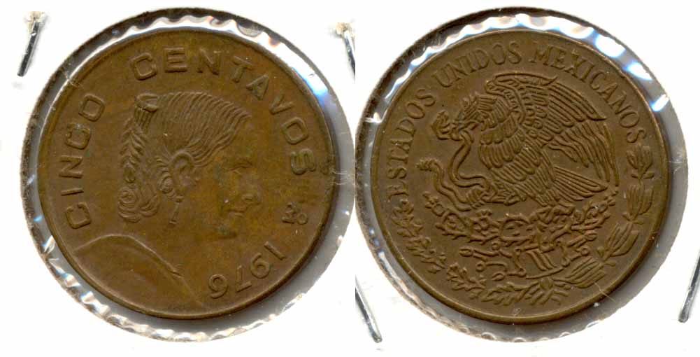 1976 Mexico 5 Centavos EF-40