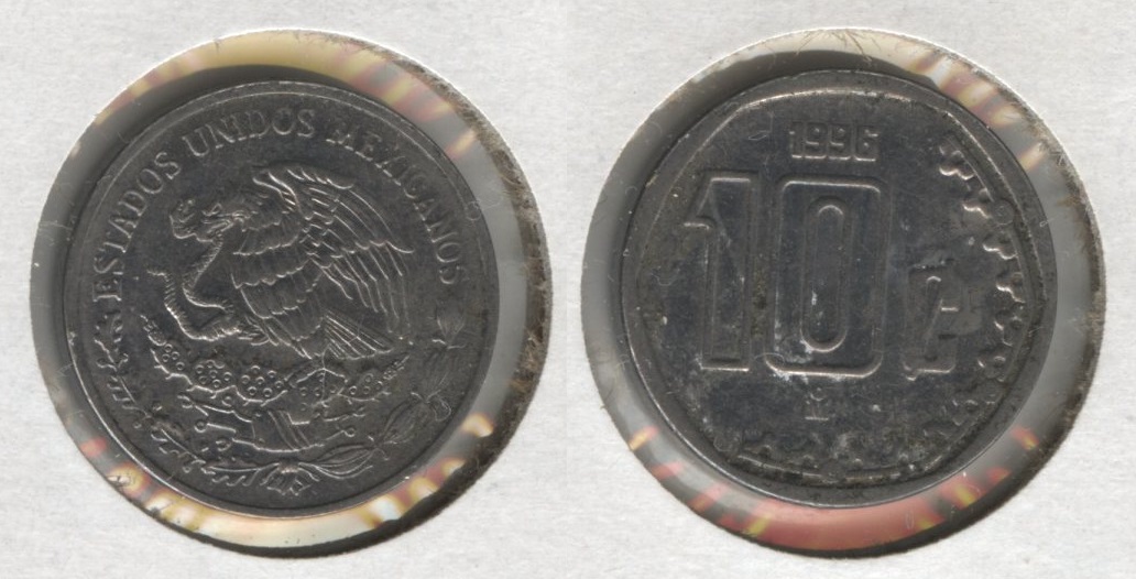 1996 Mexico 10 Centavos EF-40