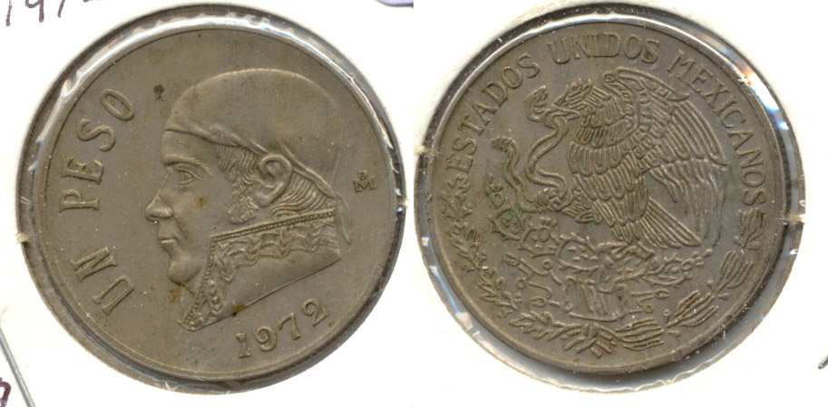 1972 Mexico 1 Peso VF-20