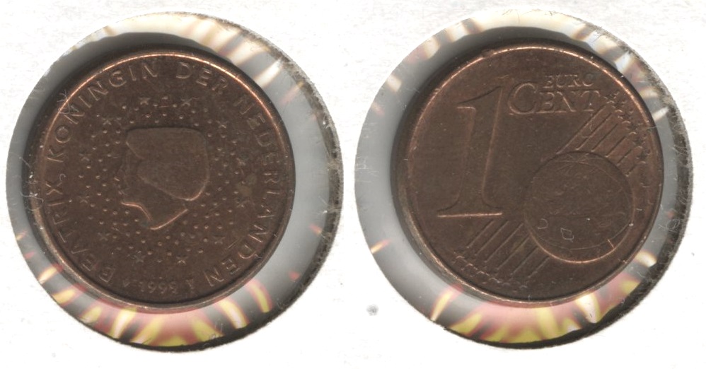 1999 Netherlands 1 Euro Cent EF-40