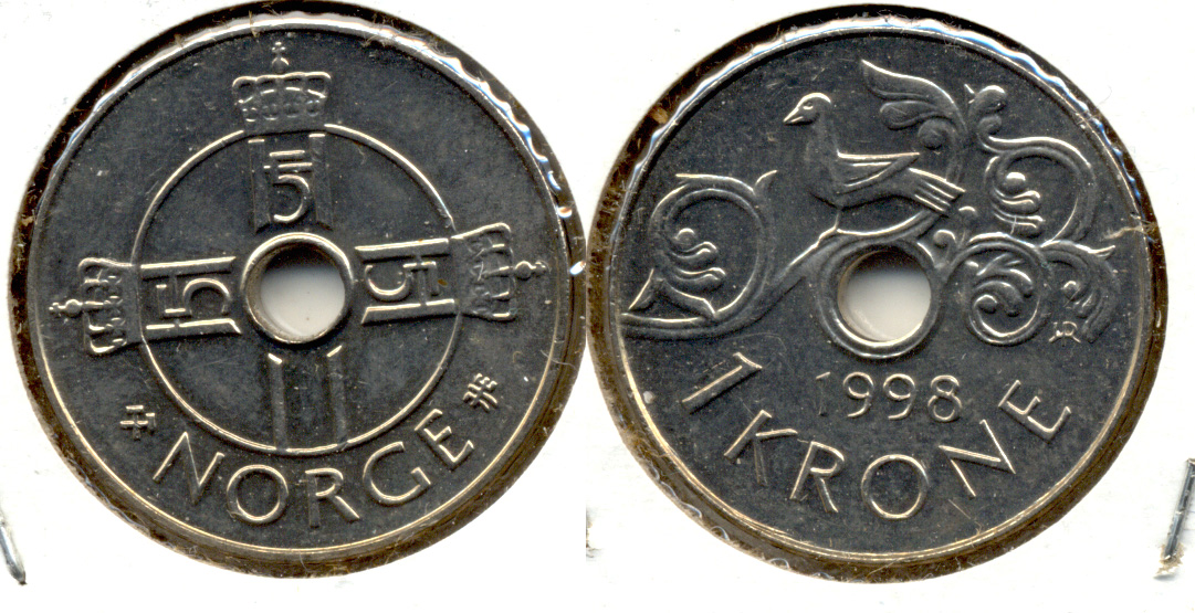 1998 Norway 1 Krone MS