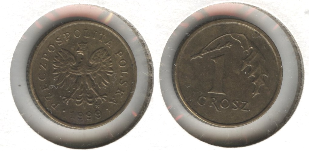 1999 Poland 1 Groszy EF-40