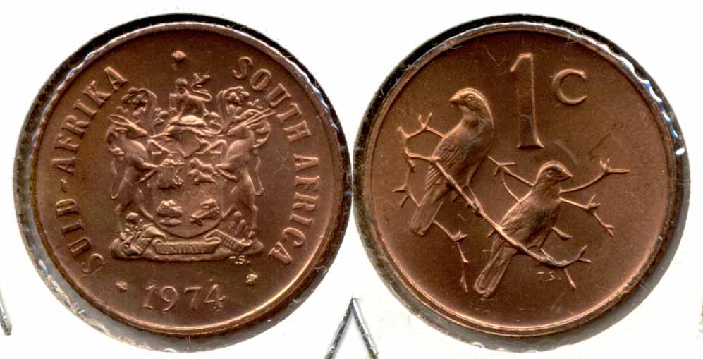 1974 South Africa 1 Cent MS
