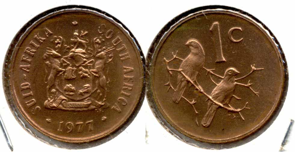 1977 South Africa 1 Cent MS