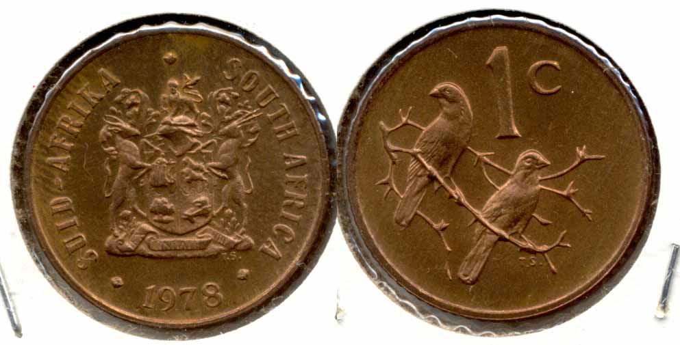 1978 South Africa 1 Cent MS