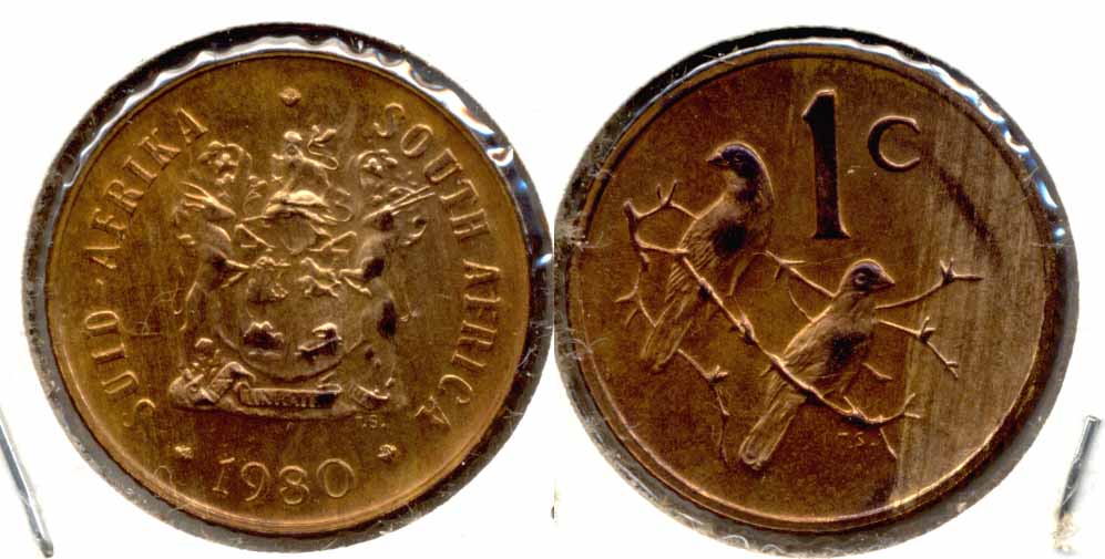 1980 South Africa 1 Cent MS