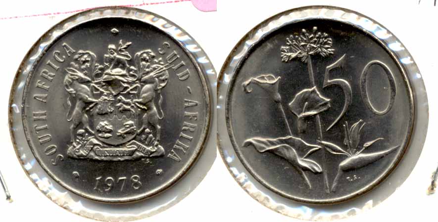 1978 South Africa 50 Cents MS