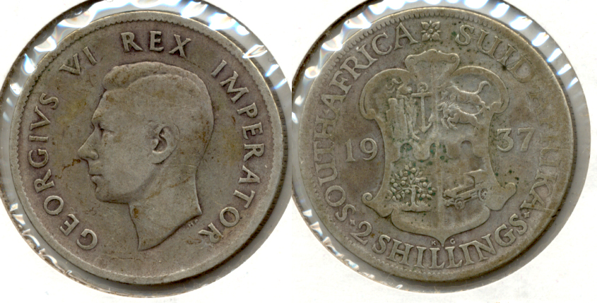 1937 South Africa Florin Fine-12