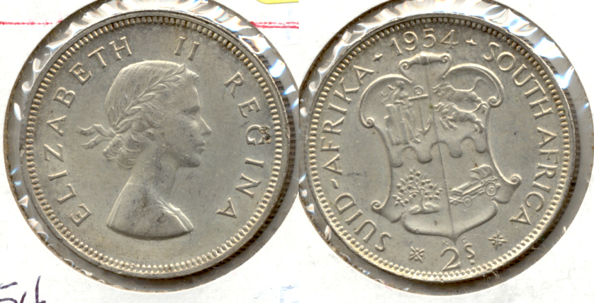 1954 South Africa Florin EF-40