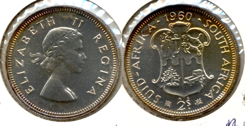 1960 South Africa Florin Proof