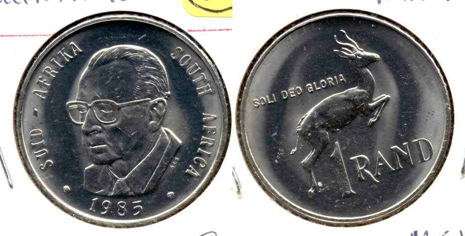 1985 South Africa 1 Rand MS