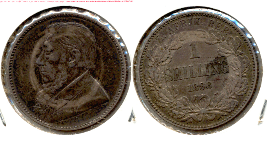 1896 South Africa 1 Shilling VF-20