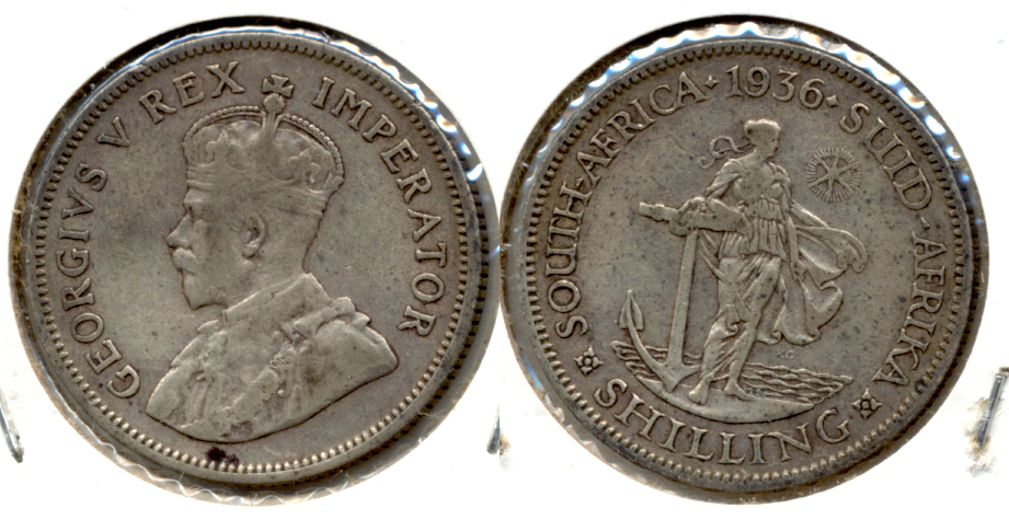 1936 South Africa 1 Shilling Fine-12