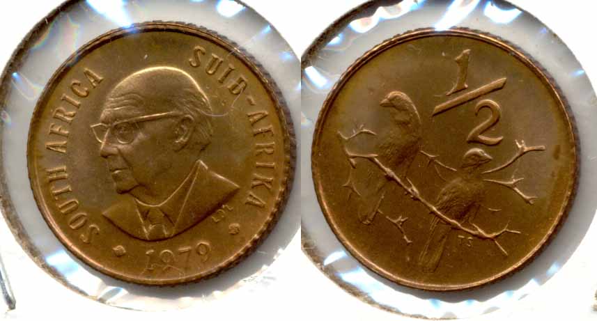 1979 South Africa 1/2 Cent MS