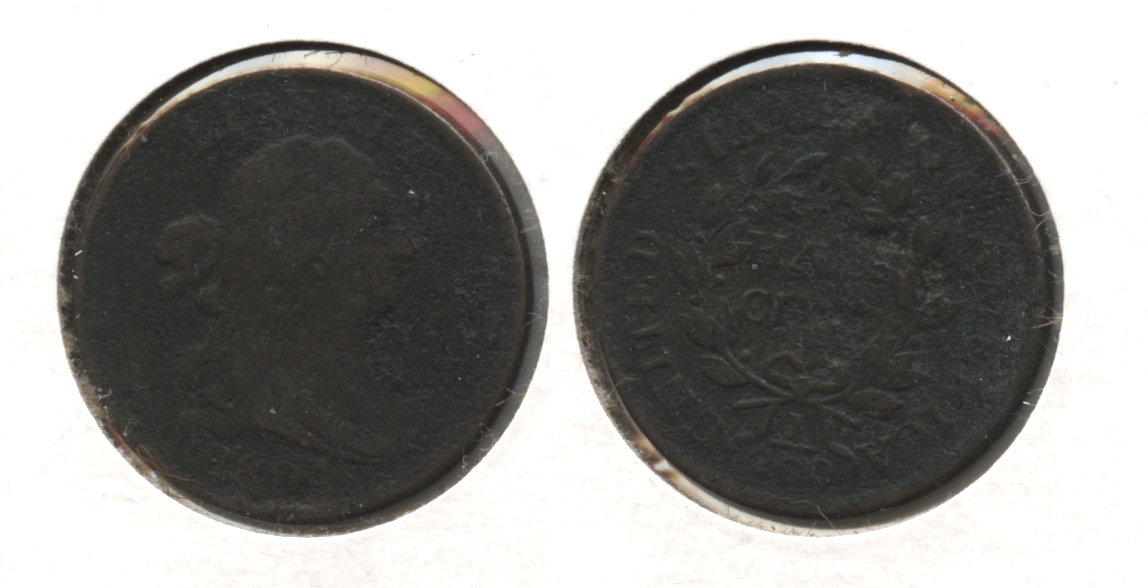 1804 Draped Bust Half Cent VG-8 #b Porous