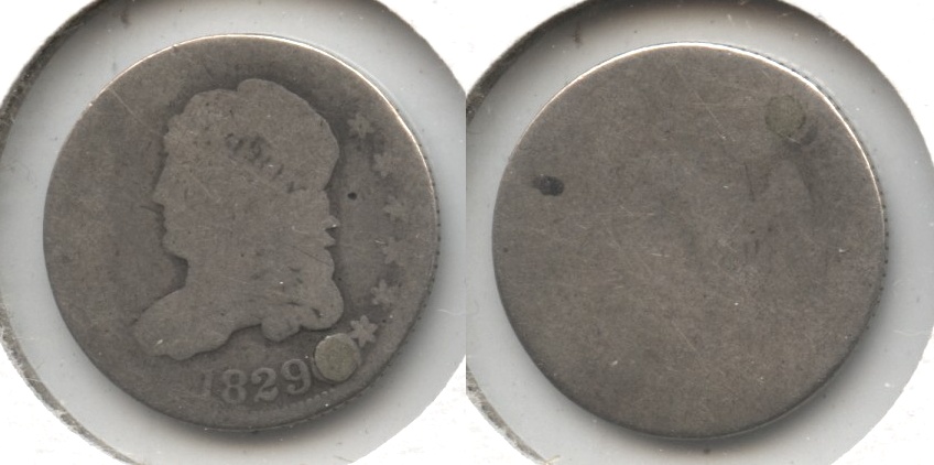 1829 Capped Bust Half Dime Poor-1