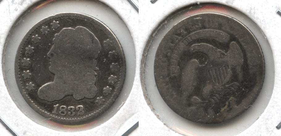 1832 Capped Bust Half Dime AG-3
