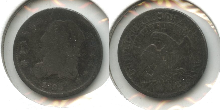 1835 Capped Bust Half Dime Good-4 #a Dark