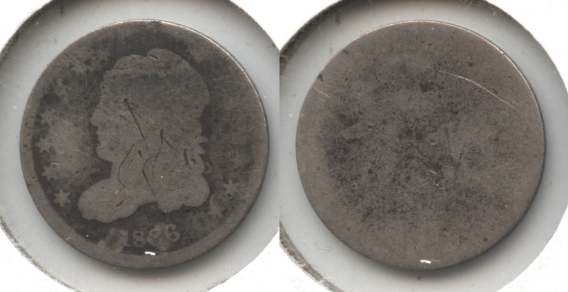 1836 Capped Bust Half Dime Poor-1