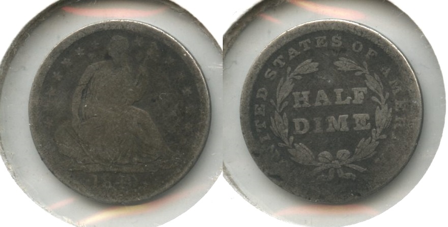 1840 Seated Liberty Half Dime AG-3+
